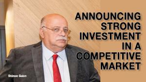 Announcing strong investment in a competitive market 1