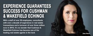 Experience guarantees success for Cushman & Wakefield Echinox 1