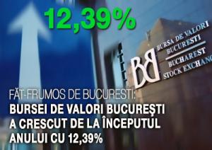 Făt-Frumos de Bucuresti: Bursei de Valori Bucureşti a crescut de la începutul anului cu 12,39%  1