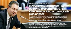 Leonardo Badea: Inovaţia financiară este, înainte de toate, o oportunitate pe care trebuie să o valorificăm în mod corect 1
