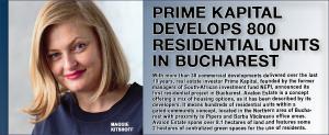 Prime Kapital develops 800 residential units  in Bucharest 1
