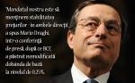 Mario Draghi a subliniat că BCE este pregătită să acționeze decisiv pentru a evita o intrare în deflație