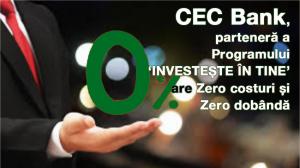 CEC Bank este banca partenera a Programului 'INVESTESTE IN TINE'  1