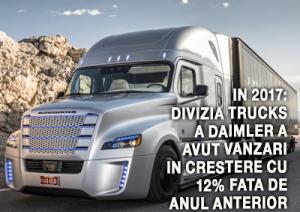 Daimler Trucks raportează vânzări în creștere față de 2016 1