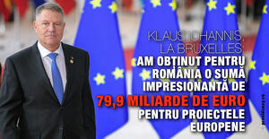 Klaus Iohannis, la Bruxelles: Am obținut pentru România o sumă impresionantă de 79,9 miliarde de euro pentru proiectele europene 1