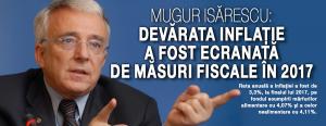 Mugur Isărescu: devărata inflaţie a fost ecranată de măsuri fiscale în 2017 1