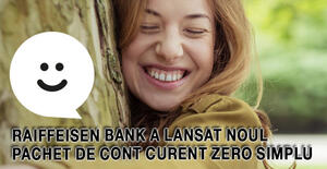 Raiffeisen Bank a lansat noul pachet de cont curent Zero Simplu 1