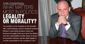 What matters most in politics: legality or morality? 1