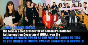 Winning the Woman in Power Award: Laura Codruța Kövesi - Chief EU Public Prosecutor 1